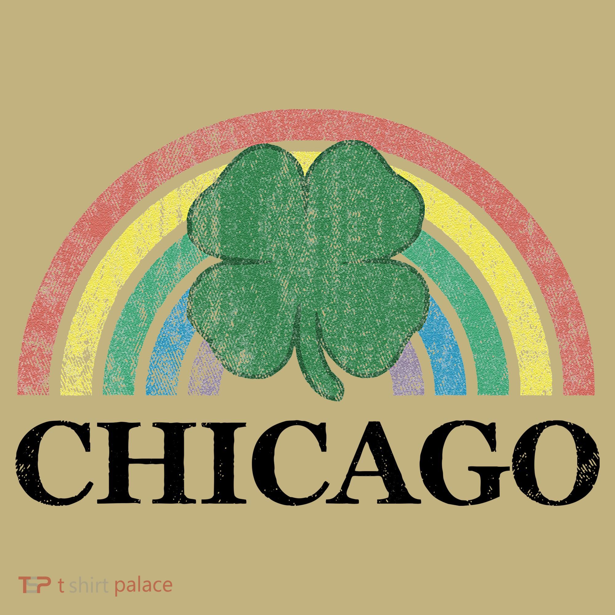 Chicago St. Patrick's Day Shamrock Rainbow Saint Paddy's Long Sleeve Shirt