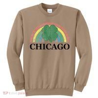 Chicago St. Patrick's Day Shamrock Rainbow Saint Paddy's Sweatshirt thumb 0