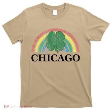 Chicago St. Patrick's Day Shamrock Rainbow Saint Paddy's T-Shirt