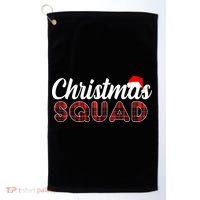 Christmas Squad Plaid Santa Golf Towel thumb 0