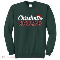 Christmas Squad Plaid Santa Sweatshirt thumb 0