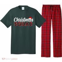 Christmas Squad Plaid Santa Pajama Set thumb 0