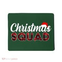Christmas Squad Plaid Santa Mousepad thumb 0