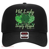 Cute St. Patrick's Day Not Lucky Simply Blessed Romans 4: 78 Hat thumb 0