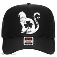 Cat St Patricks Cattys Catricks Day Girl Women Shamrock Hat thumb 0