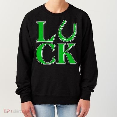 Cool St Patrick's Day Luck Lucky Horseshoe Women's Sweatshirt
