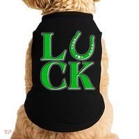Cool St Patrick's Day Luck Lucky Horseshoe Doggie Tank thumb 0