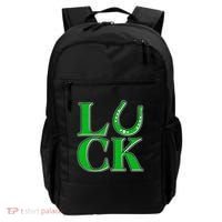 Cool St Patrick's Day Luck Lucky Horseshoe Backpack thumb 0