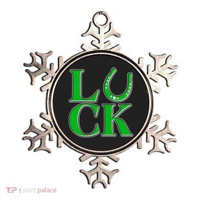 Cool St Patrick's Day Luck Lucky Horseshoe Ornament