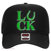 Cool St Patrick's Day Luck Lucky Horseshoe Hat thumb 0