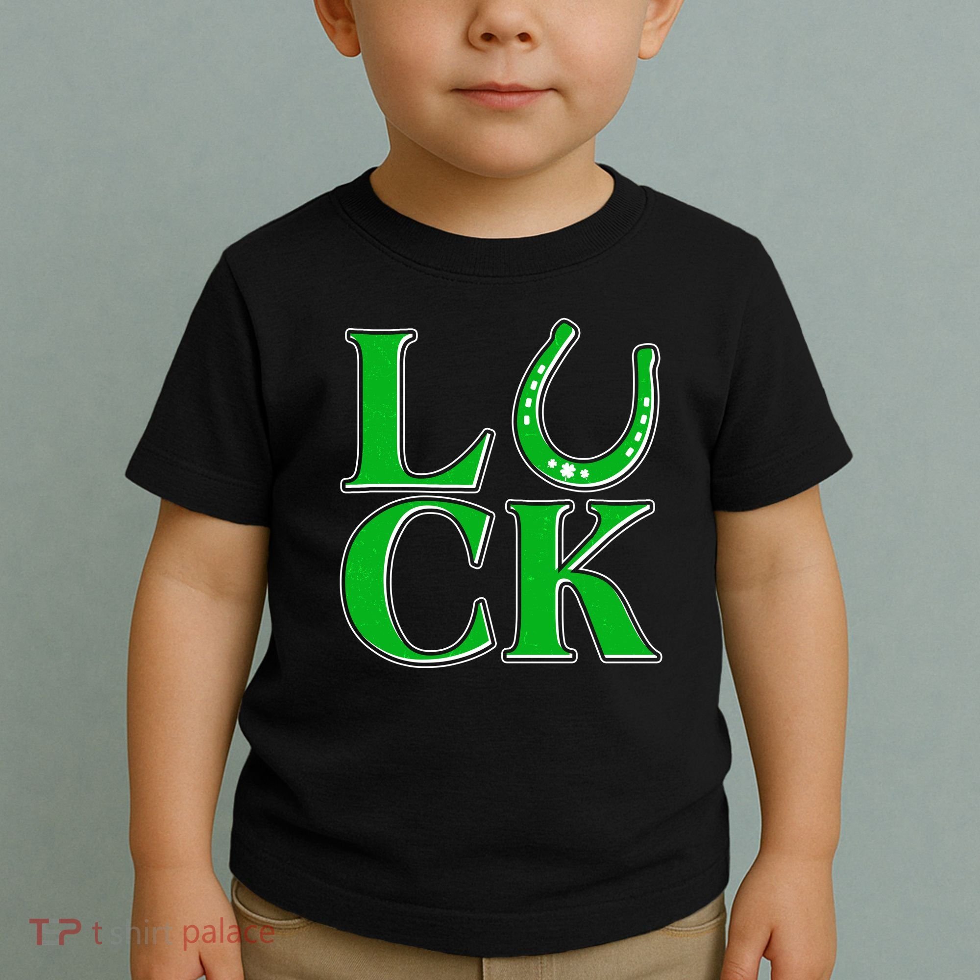 Cool St Patrick's Day Luck Lucky Horseshoe Toddler T-Shirt
