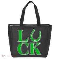 Cool St Patrick's Day Luck Lucky Horseshoe Tote Bag thumb 0