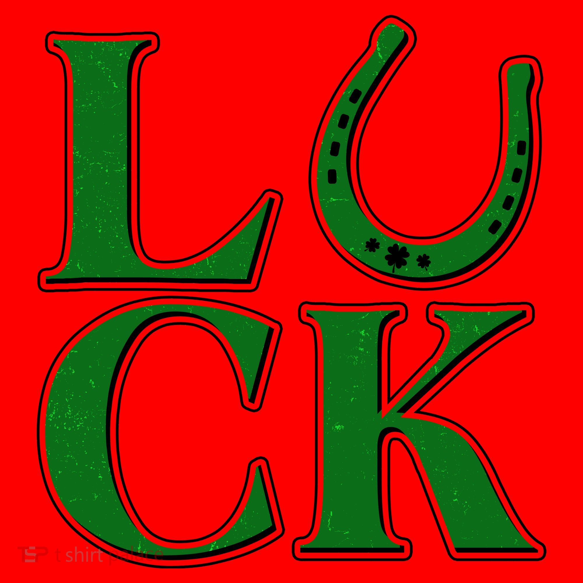 Cool St Patrick's Day Luck Lucky Horseshoe Santa Hat
