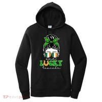 Cute St Patricks Day One Lucky Teacher Women's Hoodie thumb 0
