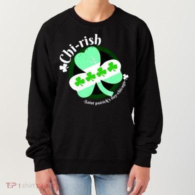 ChiRish St. Patrick's Day Chicago Irish Clover Women's Sweatshirt
