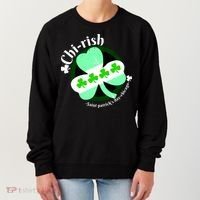 ChiRish St. Patrick's Day Chicago Irish Clover Women's Sweatshirt thumb 0