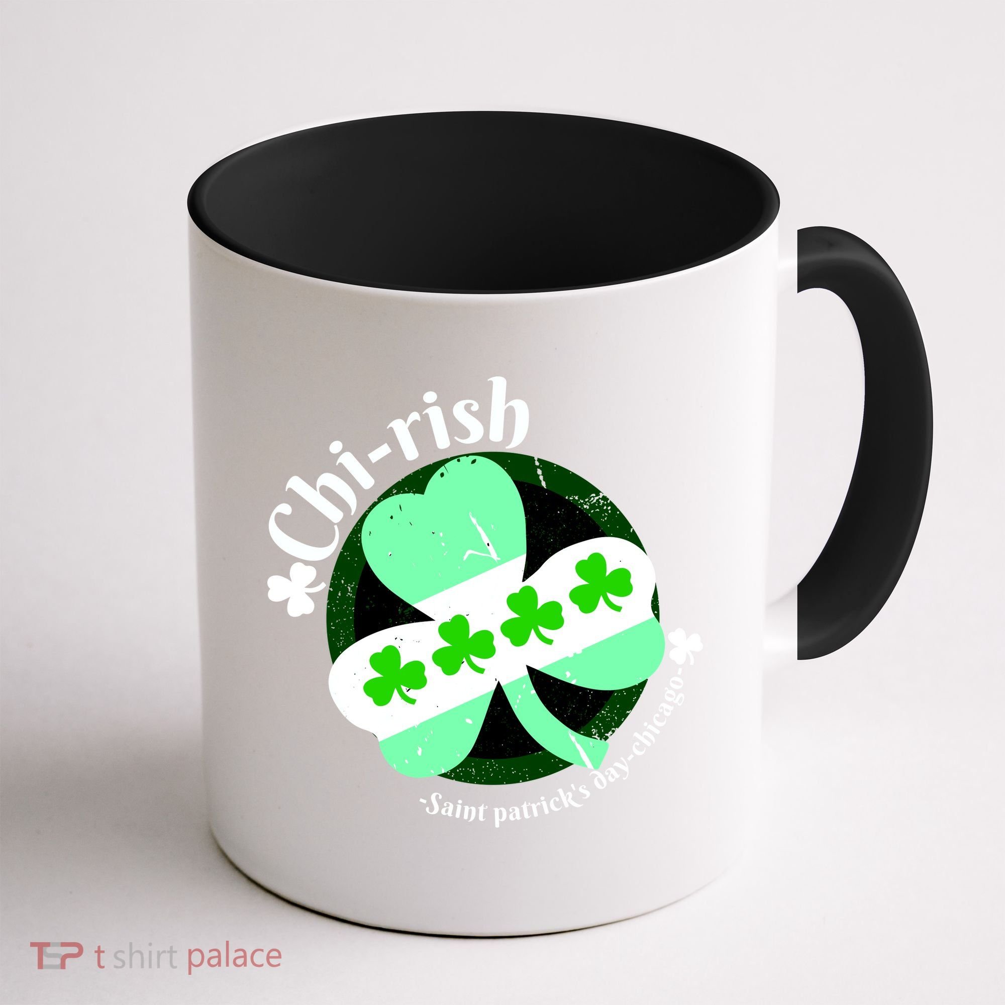 ChiRish St. Patrick's Day Chicago Irish Clover Coffee Mug
