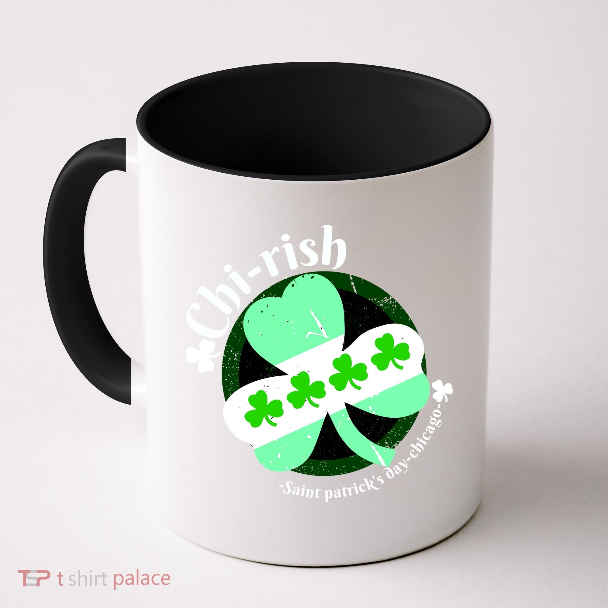 ChiRish St. Patrick's Day Chicago Irish Clover Coffee Mug