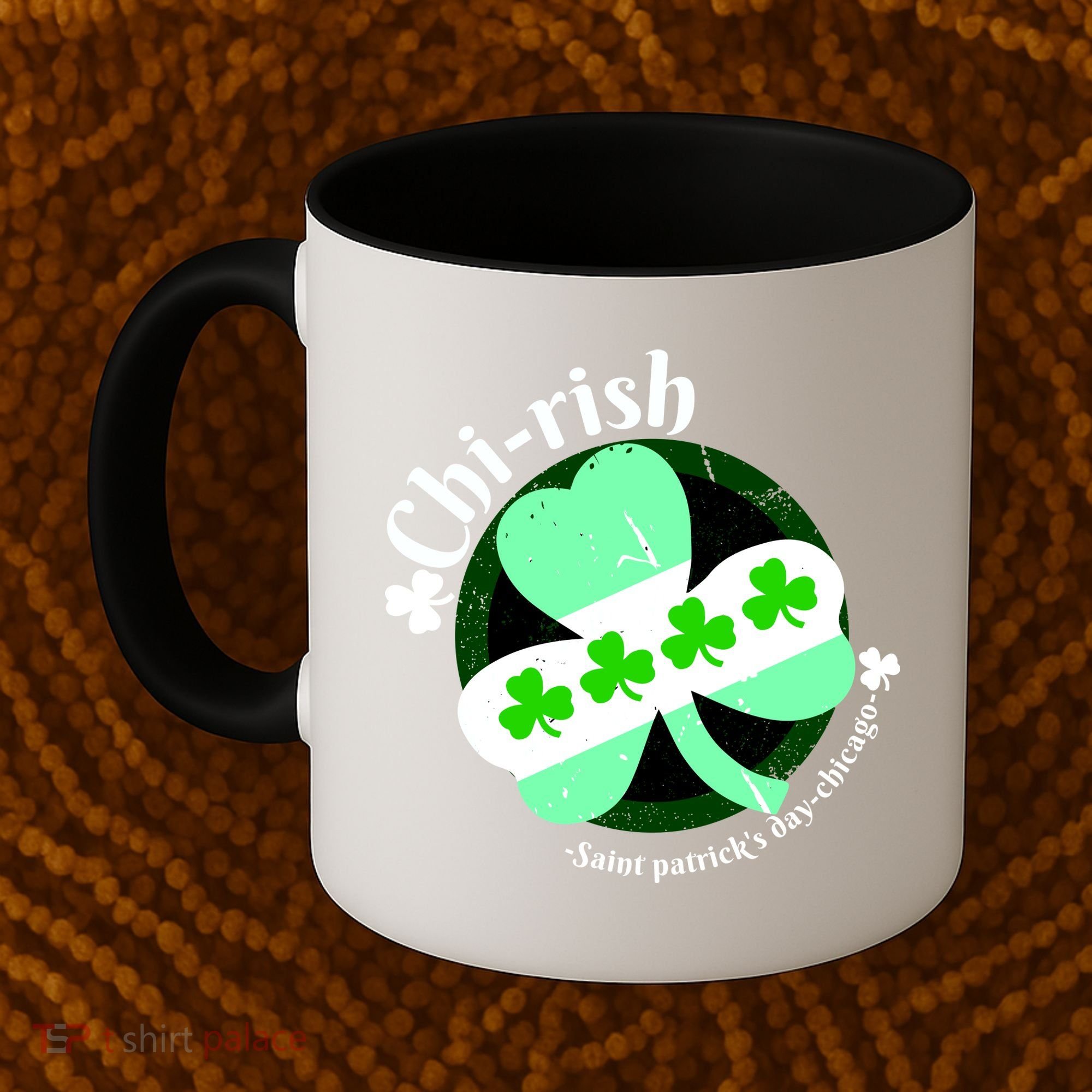 ChiRish St. Patrick's Day Chicago Irish Clover Coffee Mug