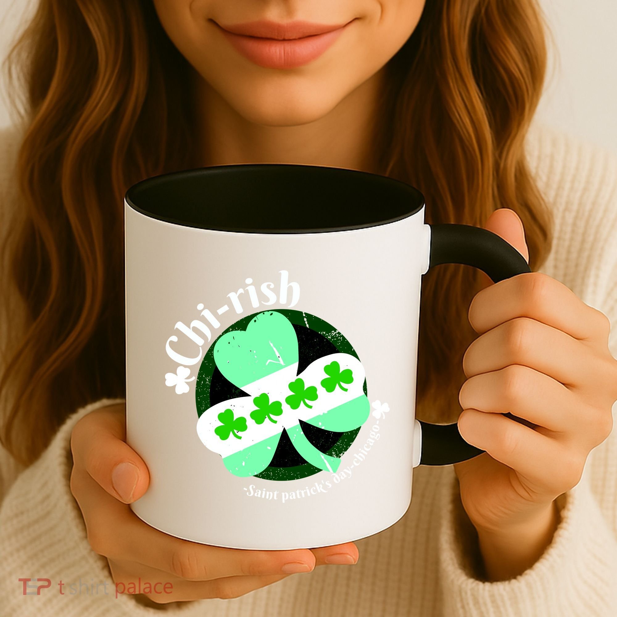 ChiRish St. Patrick's Day Chicago Irish Clover Coffee Mug