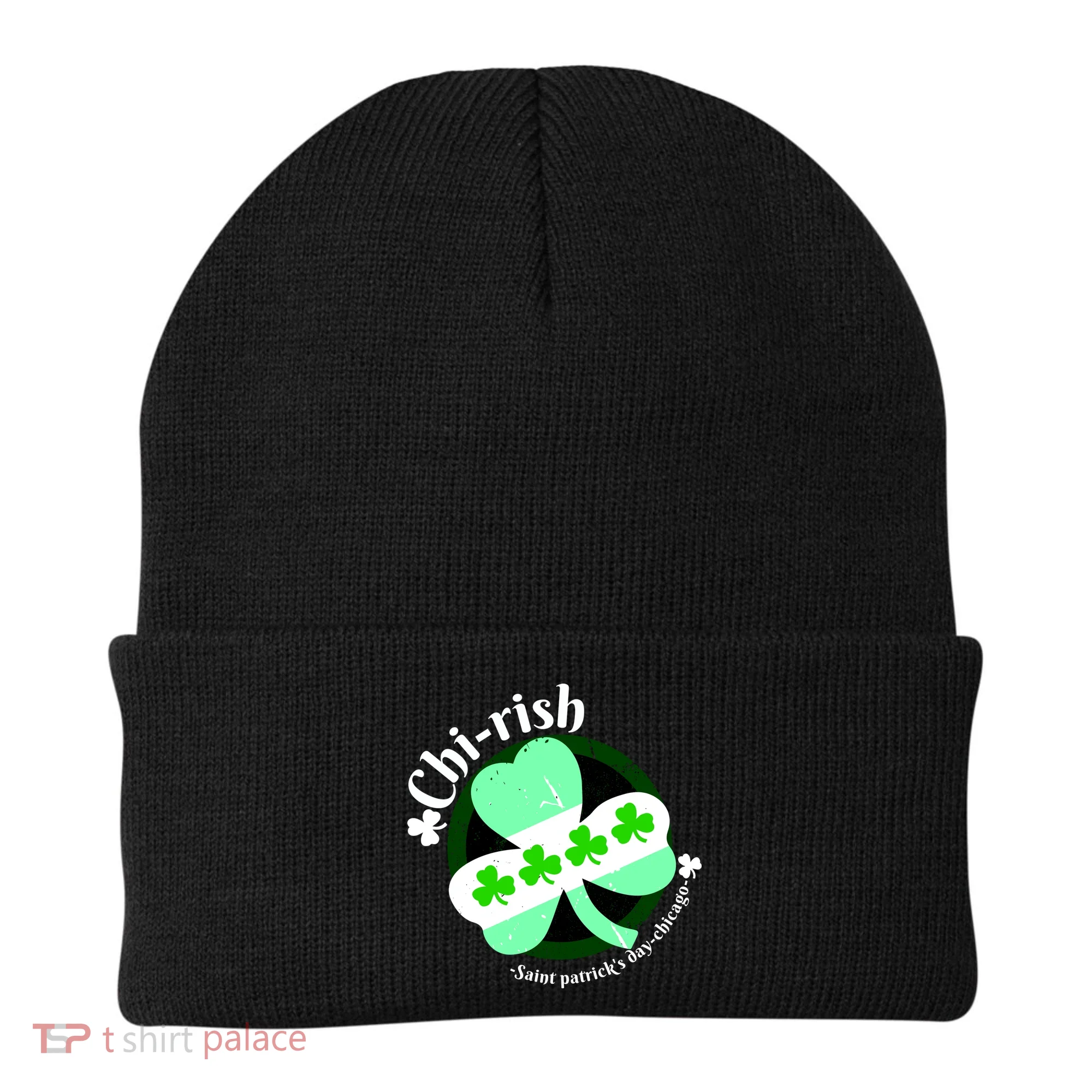 ChiRish St. Patrick's Day Chicago Irish Clover Beanie