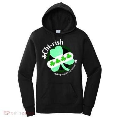 ChiRish St. Patrick's Day Chicago Irish Clover Women's Hoodie
