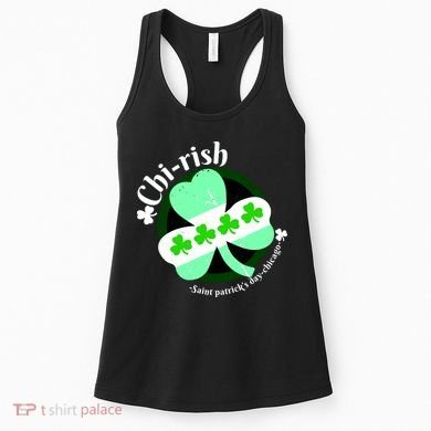 ChiRish St. Patrick's Day Chicago Irish Clover Women's Tank Top