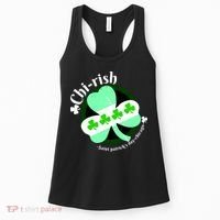 ChiRish St. Patrick's Day Chicago Irish Clover Women's Tank Top thumb 0