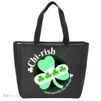 ChiRish St. Patrick's Day Chicago Irish Clover Tote Bag thumb 0