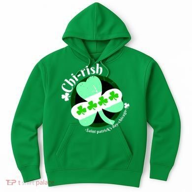 ChiRish St. Patrick's Day Chicago Irish Clover Hoodie