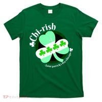 ChiRish St. Patrick's Day Chicago Irish Clover T-Shirt thumb 0