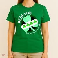 ChiRish St. Patrick's Day Chicago Irish Clover T-Shirt thumb 4