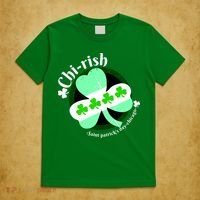 ChiRish St. Patrick's Day Chicago Irish Clover T-Shirt thumb 5