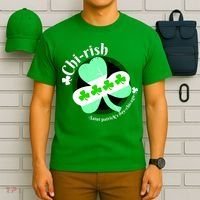 ChiRish St. Patrick's Day Chicago Irish Clover T-Shirt thumb 6