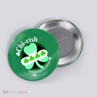ChiRish St. Patrick's Day Chicago Irish Clover Button thumb 0