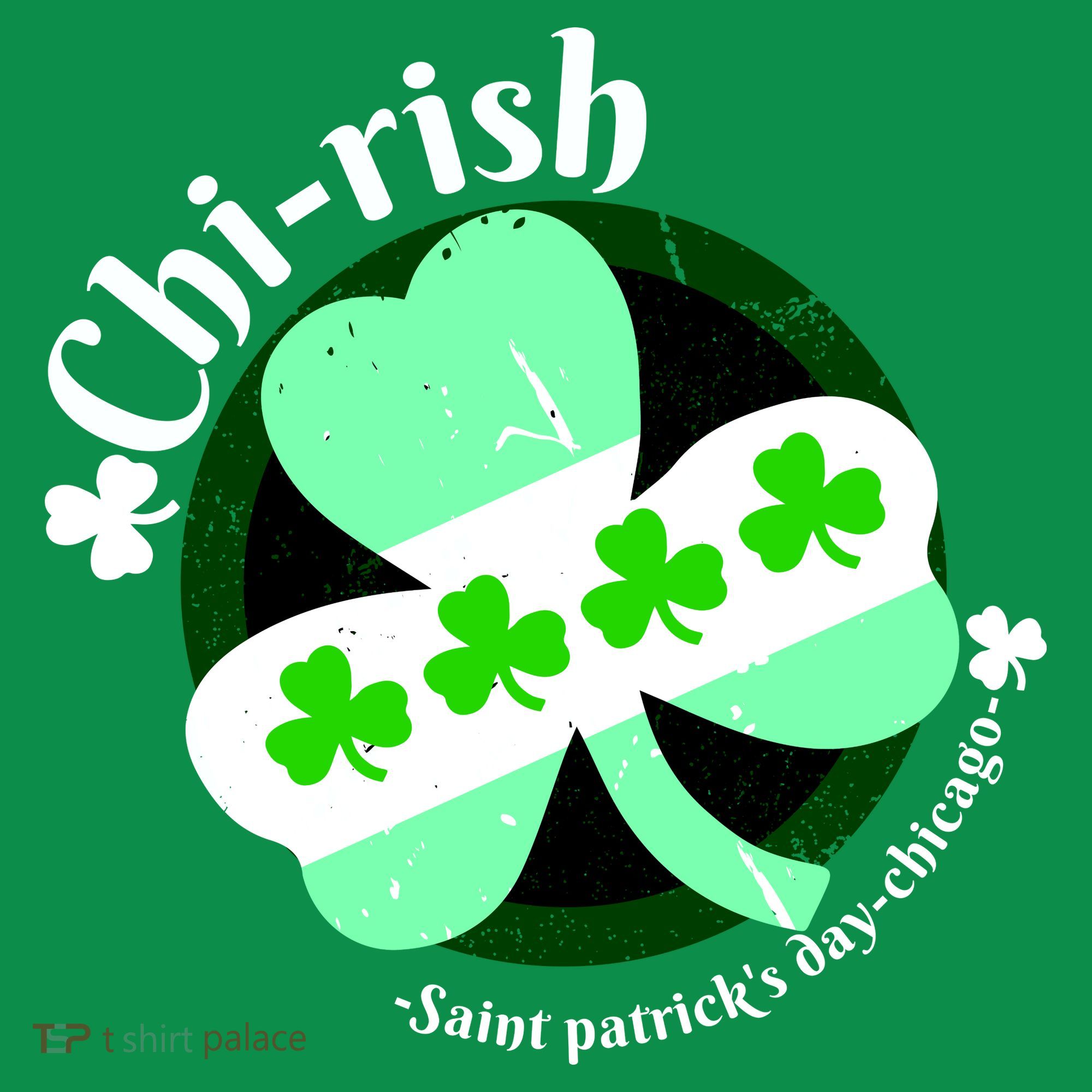 ChiRish St. Patrick's Day Chicago Irish Clover Ornament
