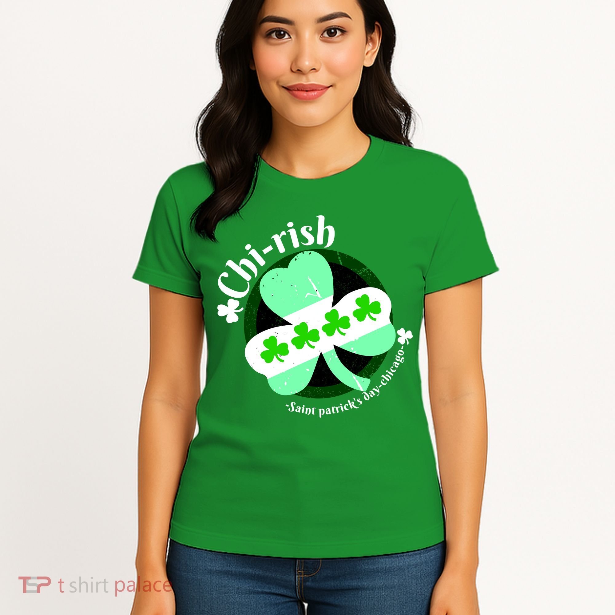 ChiRish St. Patrick's Day Chicago Irish Clover Women's T-Shirt