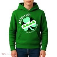 ChiRish St. Patrick's Day Chicago Irish Clover Kids Hoodie thumb 4
