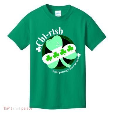 ChiRish St. Patrick's Day Chicago Irish Clover Kids T-Shirt