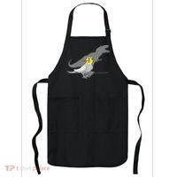 Cute Screaming Parrot Funny T Rex Cockatiel Apron thumb 0