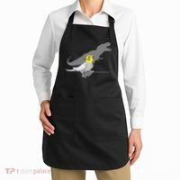 Cute Screaming Parrot Funny T Rex Cockatiel Apron thumb 2