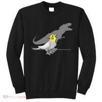 Cute Screaming Parrot Funny T Rex Cockatiel Sweatshirt thumb 0