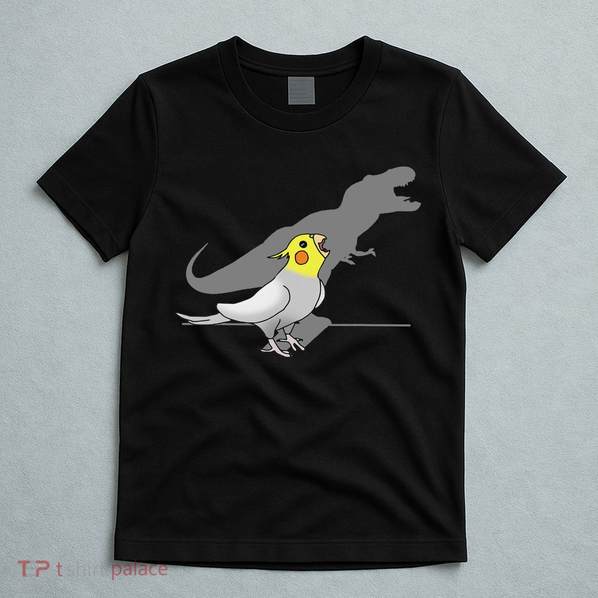 Cute Screaming Parrot Funny T Rex Cockatiel T-Shirt