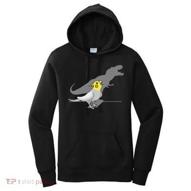 Cute Screaming Parrot Funny T Rex Cockatiel Women's Hoodie