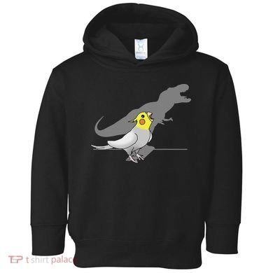Cute Screaming Parrot Funny T Rex Cockatiel Toddler Hoodie