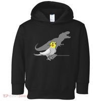 Cute Screaming Parrot Funny T Rex Cockatiel Toddler Hoodie thumb 0