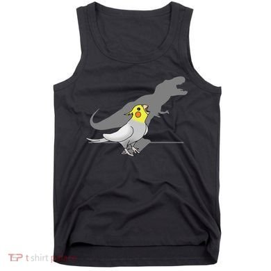 Cute Screaming Parrot Funny T Rex Cockatiel Tank Top