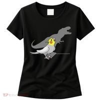 Cute Screaming Parrot Funny T Rex Cockatiel Women's T-Shirt thumb 0