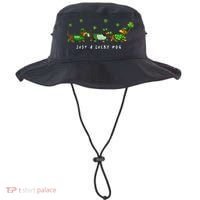Cute St Patrick's Day Just A Lucky Dog Dachshunds Bucket Hat thumb 0