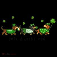 Cute St Patrick's Day Just A Lucky Dog Dachshunds Coffee Mug thumb 5